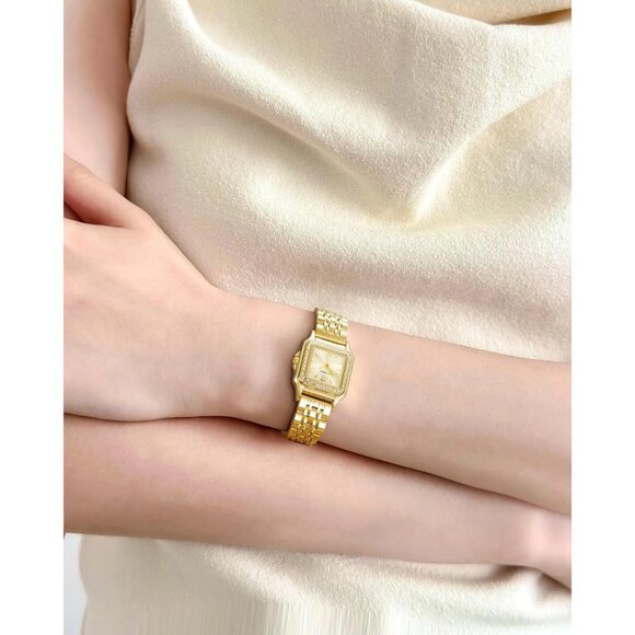 ⚡Ladies Watches for Women Square Luxury Stainless Steel Small Wrist Watch - Picture 3 of 8